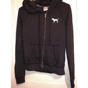 PINK full-zip hoodie